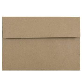 JAM Paper Brown Kraft Paper Bag Envelopes 50pk