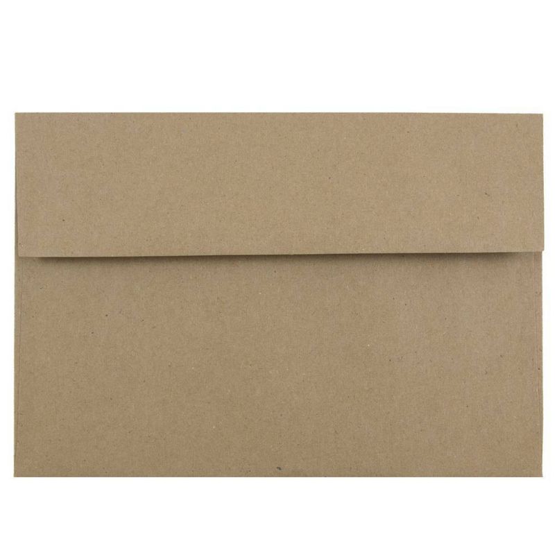 JAM Paper Brown Kraft Paper Bag Envelopes 50pk, 1 of 6