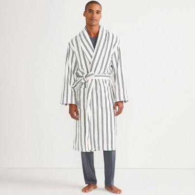 Lands' End Men's Calf Length Turkish Terry Robe