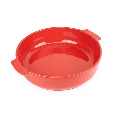 Peugeot Appolia Red Ceramic 4 Quart Round Baking Dish