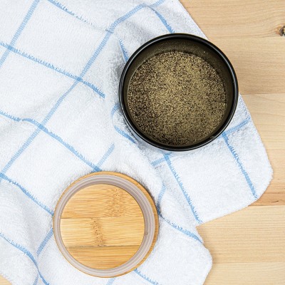 Blue and White Cotton Terry Dishcloth Set, 12 Pack