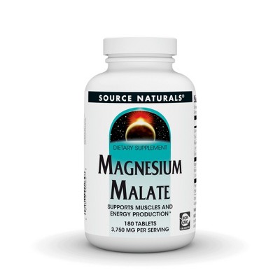Magnesium Malate by Source Naturals, Inc.  -  180 Tablet