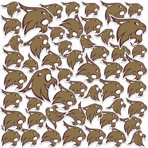 Texas State University Primary Logo 50ct Vinyl Large Deluxe Stickers Variety Pack - 1 of 4