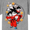 Composed Dragon Ball Z Classic Women's Gray Heather T-Shirt - 2 of 3