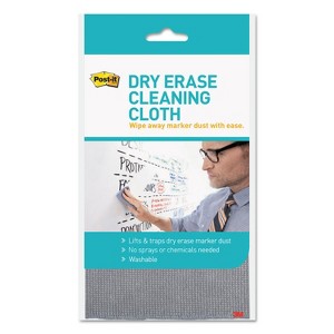 Post-it Dry Erase Cleaning Cloth Fabric 10 5/8"w x 10 5/8"d DEFCLOTH - 1 of 4