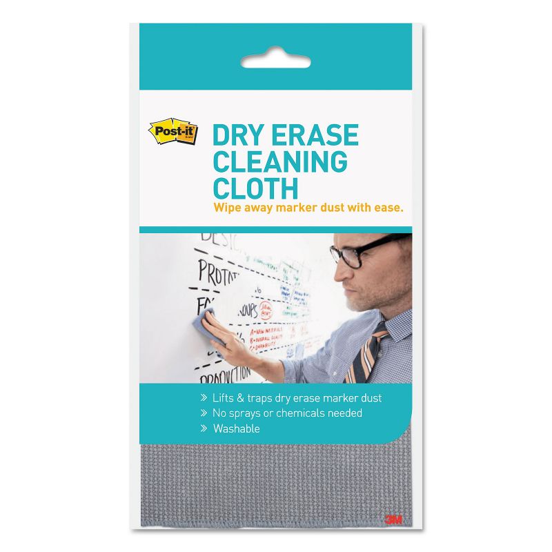 Post-it Dry Erase Cleaning Cloth Fabric 10 5/8"w x 10 5/8"d DEFCLOTH, 1 of 7