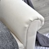 NicBex Modern 52" Bench Linen Upholstered Ottoman Bench with Armrests for Bedroom and Entryway - 4 of 4
