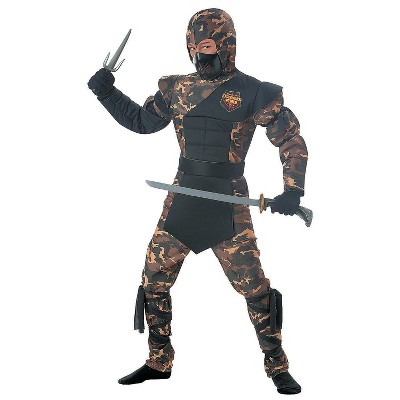 California Costumes Boys' Special Ops Ninja Muscle Jumpsuit Costume