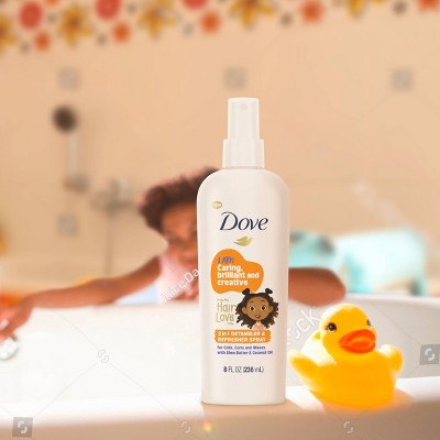 Dove Beauty Kids&#39; 2-in-1 Detangler &#38; Refresher Spray for Coils, Curls &#38; Waves - 8 fl oz