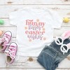 The Juniper Shop Bunny Kisses Easter Wishes Flowers Toddler Short Sleeve Tee - 2 of 2