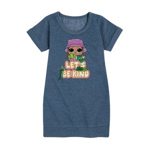 - LOL Surprise! - Let's Be Kind to Plants Graphic Short Sleeve Fleece Dress - 1 of 4