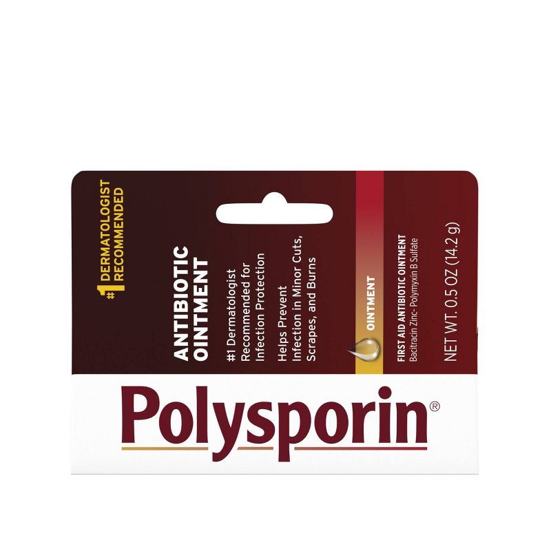 Polysporin First Aid Antibiotic Ointment - 0.5oz, 1 of 7