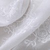 RT Designers Collection Sheryl Embroidery Dorly Grommet Curtain Panel Pair 36" x 84" White - 4 of 4