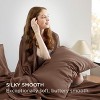 Bedsure | 4 Pcs Satin Sheets Set Similar to Silk Sheets Luxury & Ultra Soft, Non-Fading & Wrinkle Free - 3 of 4