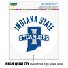 Indiana State University Sycamores Automotive Car Window Locker Circle Bumper Sticker - 3 of 4