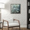 Amanti Art The Silence Of The Snow (Bird in Tree) by Delphine Devos Canvas Wall Art Print Framed 16 x 16-in. - 4 of 4