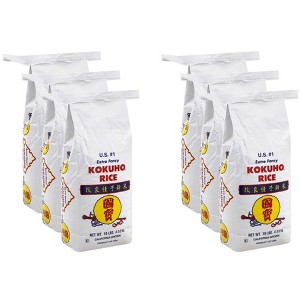 Kokuho Rice Calrose Extra fancy - Count of 6 - 10lb - 1 of 2