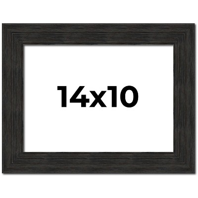 PosterPalooza | Photo Size Contemporary Black Frame - UV Acrylic, Foam Board Backing, Hanging Hardware