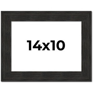 PosterPalooza | Photo Size Contemporary Black Frame - UV Acrylic, Foam Board Backing, Hanging Hardware - 1 of 4