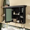 Bathroom Storage Cabinet,Medicine Cabinet With Mirror Door And Open Shelves,Bathroom Cabinet,Wall Mounted Bathroom Cabinet-Cuddlewood - 2 of 4