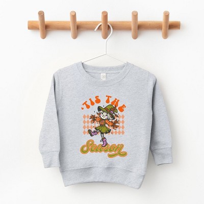 The Juniper Shop Tis The Season Scarecrow Youth Ultra-Soft Graphic Sweatshirt