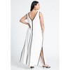 ELOQUII Women's Plus Size V Neck Gauze Maxi Dress - 3 of 4