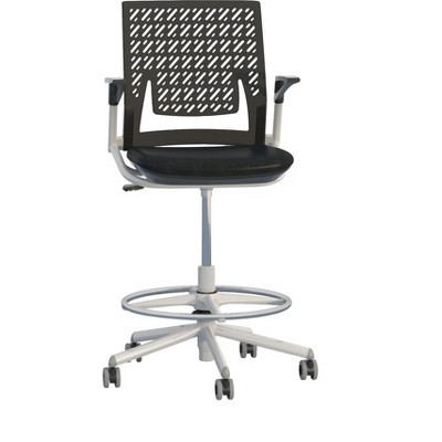Safco Thesis Flex Back Stool Black KSX1SBBLK