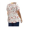 Women's Printed Short Sleeve V-Neck Tunic - Plus - On The Plus Side - 2 of 4