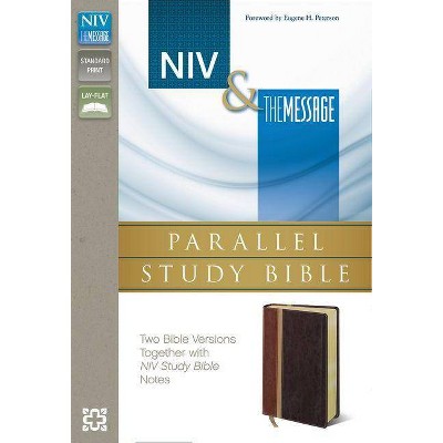 Parallel Study Bible-PR-NIV/MS - by  Zondervan (Leather Bound)