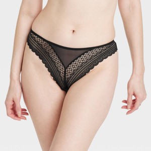 Women's Geo Lace Thong Underwear - Auden™ - 1 of 4