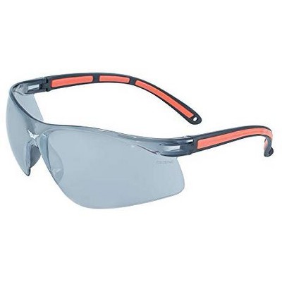 Global Vision Eyewear Matrix Safety Motorcycle Glasses with Flash Mirror Lenses