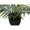 NicBex Real Touch Plant in Gray Cement Pot, Faux Fake Potted Tree for Floor Home Office Decor, Low Maintenance Indoor Greenery Artificial Plants - 3 of 4