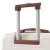 Naysaye Luggage 4 Piece Set with Compression Packing Cubes Expandable Spinner Wheels TSA Lock for Travel, Brown and White, 28.74"*19.29"*11.81" - 4 of 4
