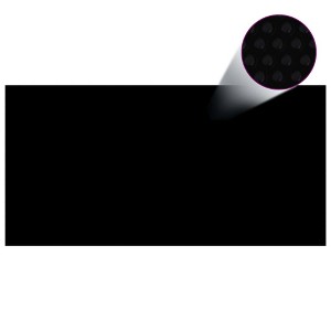 VidaXL Pool Cover Black 236.2 in.x118.1 in. PE - 1 of 4