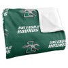 Loyola University Maryland Logo Pattern Silky Touch Blanket White 50x60 - 3 of 4