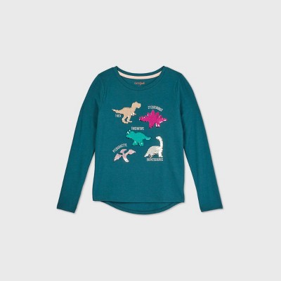 ladies sequin dinosaur jumper