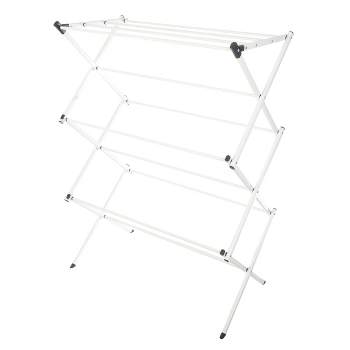 Lavish Home Collapsible Clothes Drying Rack, White
