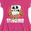 Girls' - SpongeBob SquarePants - Spongeboo Fit & Flair Cap Sleeve Dress - 2 of 3
