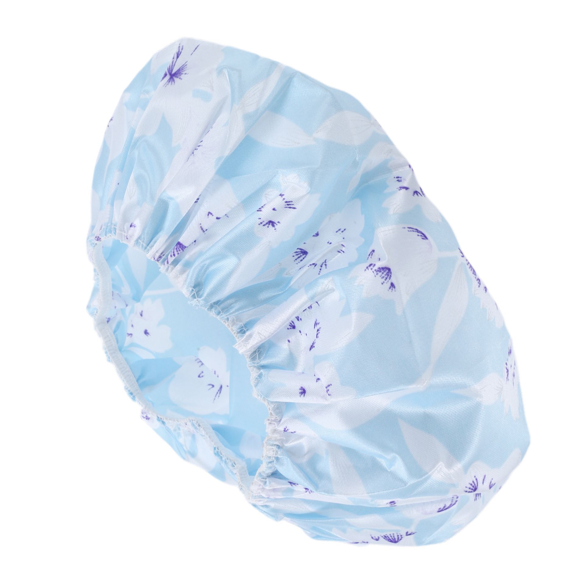 Unique Bargains Women's Durable Shower Hair Cap Blue 1 Pc