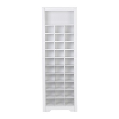 TIRAMISUBEST A shoe cabinet with 2 flip-top drawers - Mobile Lateral Filing Cabinet, Locking Wheels, Adjustable Shelf