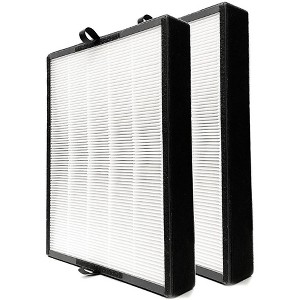 Nispira True HEPA Filter Replacement for Breathe 45i Smart Flex Air purifier. Compared to Part B4-Odor B4-Fresh FL40-Silver-Carbon, 2 Packs - 1 of 4