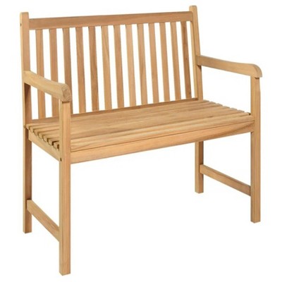 Patio Bench 44.9" Solid Teak Wood
