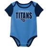 NFL Tennessee Titans Boys' White 3pk Bodysuit - 2 of 4