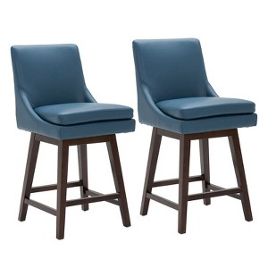 Spruce&Spring Counter Height Swivel Barstool - 1 of 4