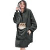 FAAYFIAN Faux Shearlin Wearable Blanket Hoodie with Large Front Pocket - 2 of 4