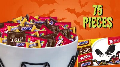 M&M-Mars Halloween Chocolate Candy Assortment: 375-Piece Bag