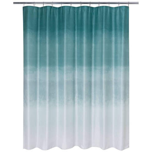 Dark teal shower deals curtain