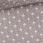 gray dot fabric/silver vein frame