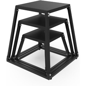 12/18/24/30" Plyo Box Set | Sturdy Plyometric Jump Platform for Home Gym - Unisex Single/Multi-Height Box Jump - 1 of 4