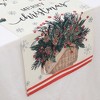 Unique Bargains Table Runner Rectangular Winter Christmas Pattern 12 Linen Colorful 1 Pc - 3 of 3